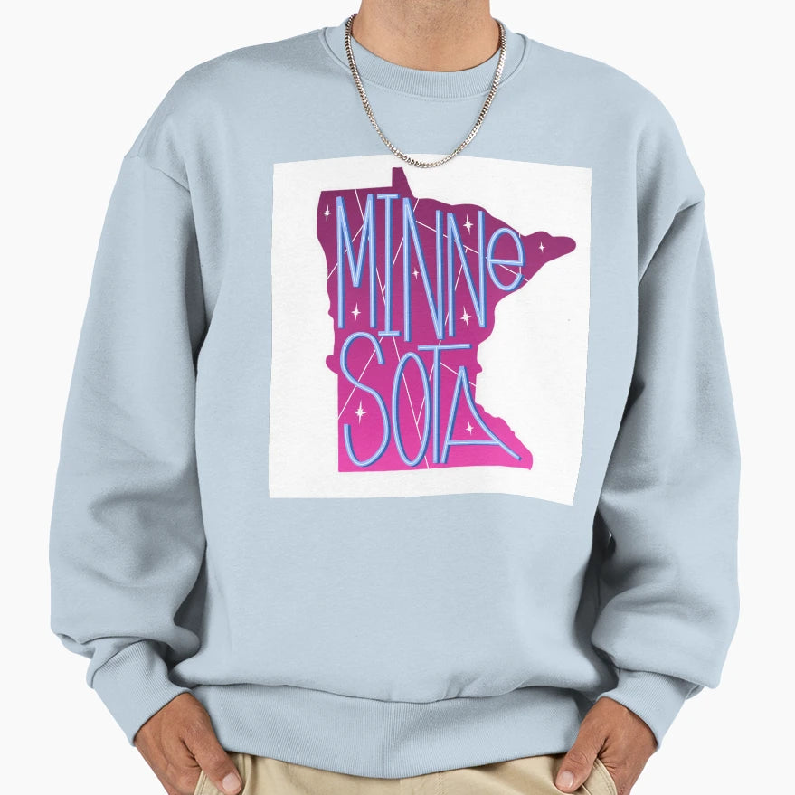 Minnesota Sweatshirt - Graphic Print Unisex - T-Shirt, Sweatshirt, Hoodie