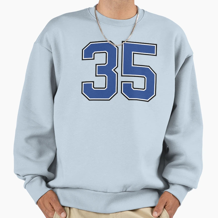 Number 35 Lucky Sports Jersey Thirty Sweatshirt - Graphic Print for Adults - T-Shirt, Sweatshirt, Hoodie