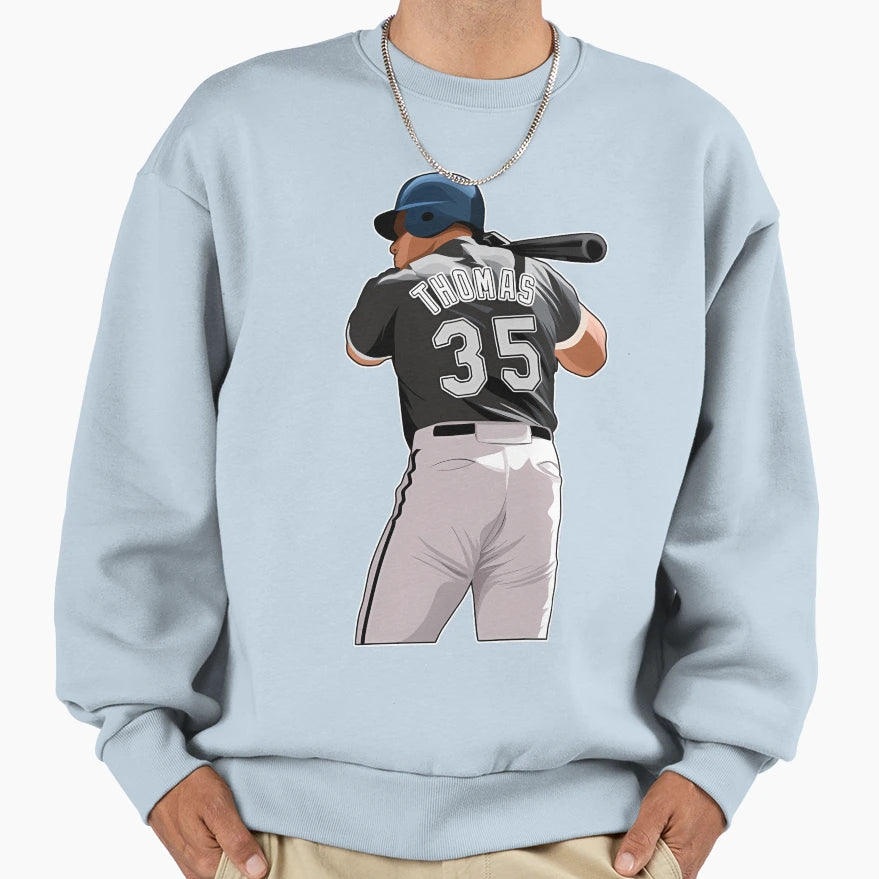 Frank Thomas 35 Hitter Sweatshirt - Casual Everyday Wear Men Women - T-Shirt, Sweatshirt, Hoodie