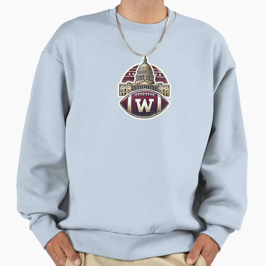 Washington Commanders Capitol Football Sweatshirt - Graphic Print Men Women - T-Shirt, Sweatshirt, Hoodie