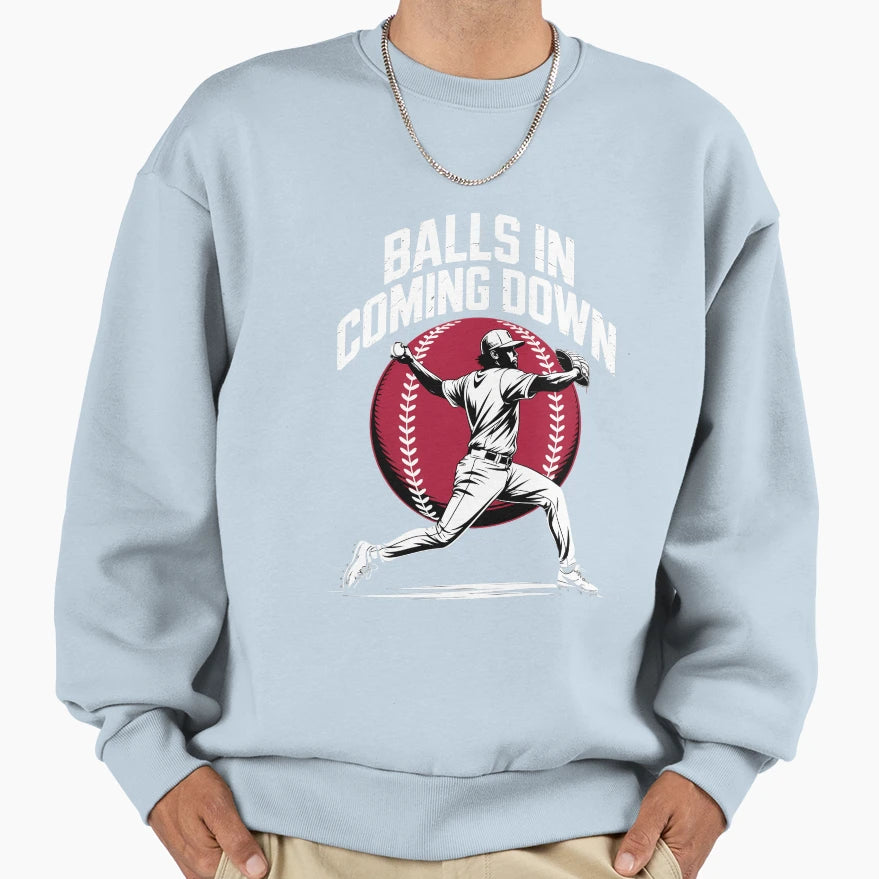 Baseball Softball Sweatshirt - Novelty Apparel for Adults - T-Shirt, Sweatshirt, Hoodie