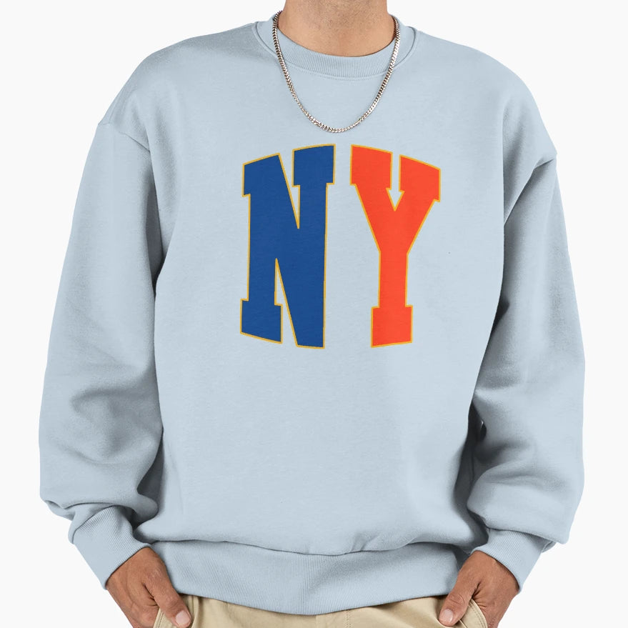 New York State Abbreviation Sweatshirt - Fun Novelty Design for Adults - T-Shirt, Sweatshirt, Hoodie