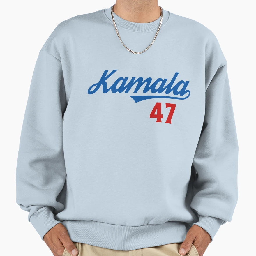 Kamala 47 Sweatshirt - Aesthetic Graphic Men Women - T-Shirt, Sweatshirt, Hoodie