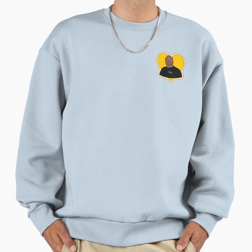 Ed Hughes Sweatshirt - Fun Novelty Design for Adults - T-Shirt, Sweatshirt, Hoodie