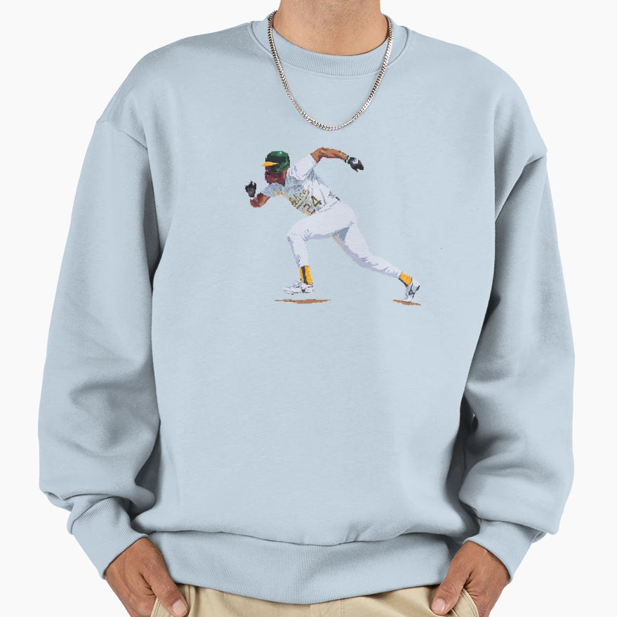 Rickey Henderson Sweatshirt - Minimalist Print Unisex - T-Shirt, Sweatshirt, Hoodie