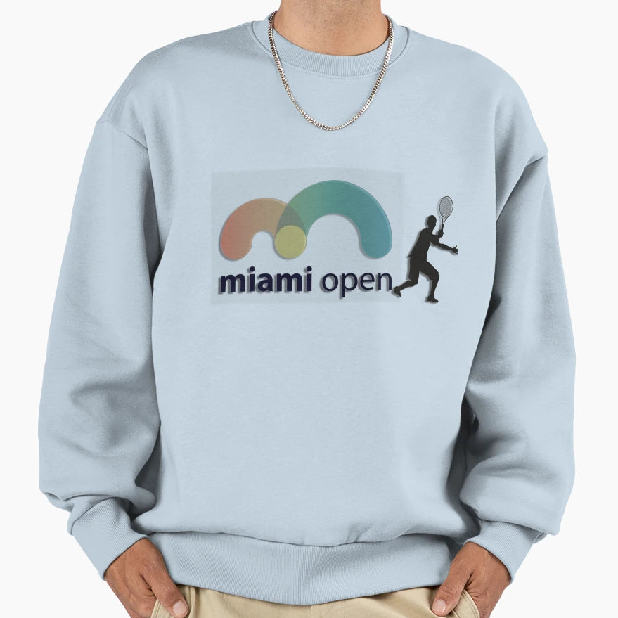 Miami Open Sweatshirt - Custom Art Print for Adults - T-Shirt, Sweatshirt, Hoodie