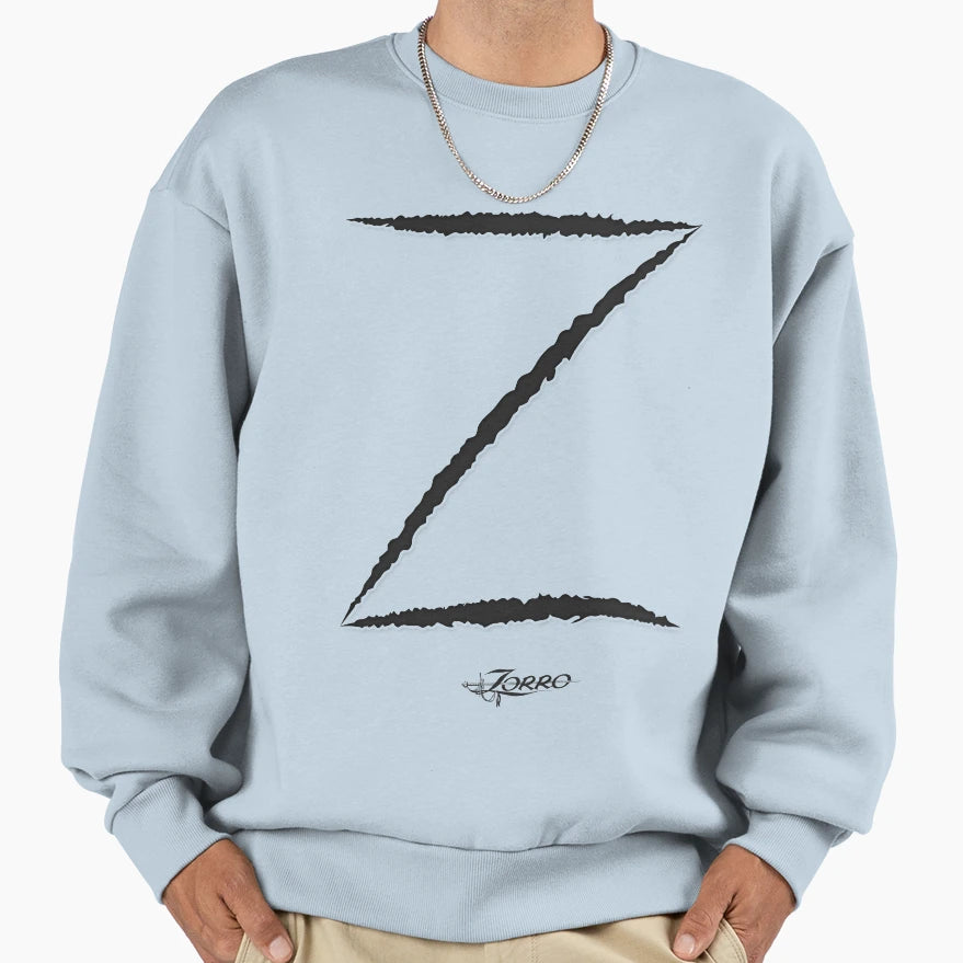 Zorro Light Sweatshirt - Custom Art Print for Adults - T-Shirt, Sweatshirt, Hoodie