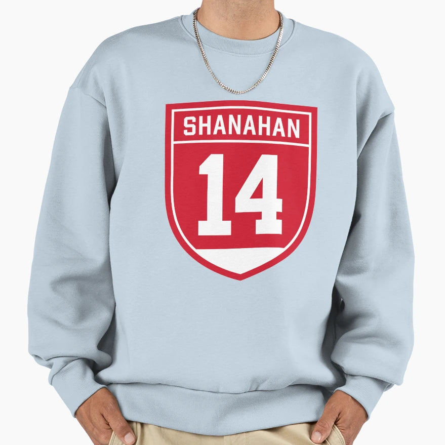 Shanahan 14 Emblem Sweatshirt - Custom Art Print for Adults - T-Shirt, Sweatshirt, Hoodie