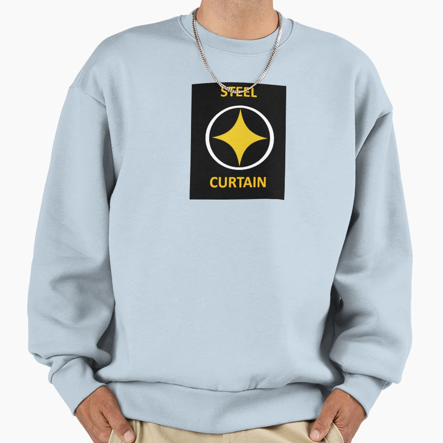 Steel Curtain Sweatshirt - Fun Novelty Design Unisex - T-Shirt, Sweatshirt, Hoodie