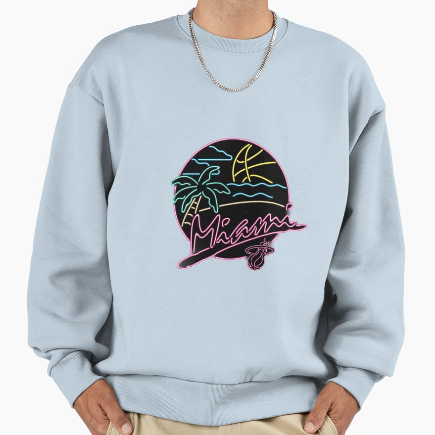 Miami Sweatshirt - Unique Graphic for Adults - T-Shirt, Sweatshirt, Hoodie
