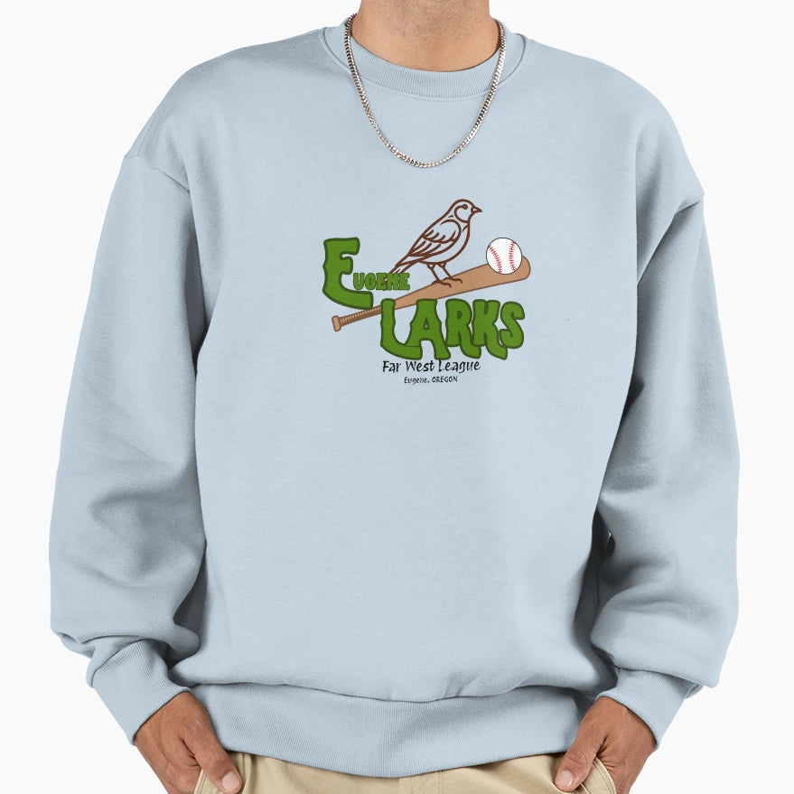 Eugene Oregon Larks Baseball Sweatshirt - Aesthetic Graphic Men Women - T-Shirt, Sweatshirt, Hoodie