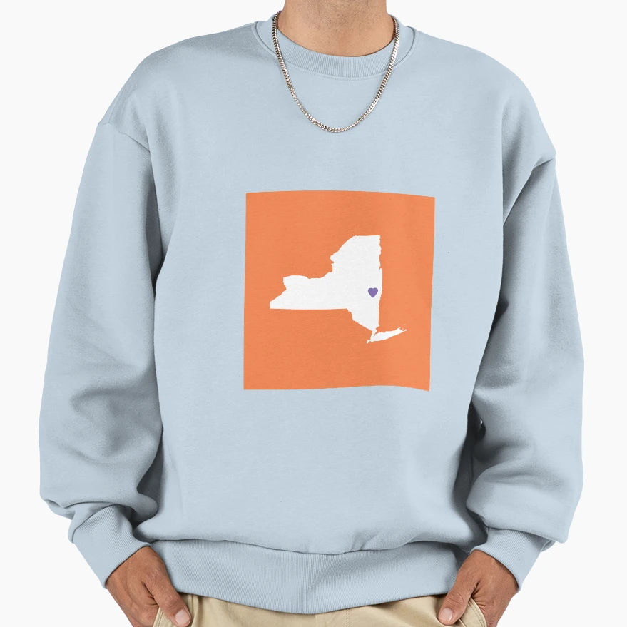 New York Love Sweatshirt - Trendy Graphic for Adults - T-Shirt, Sweatshirt, Hoodie