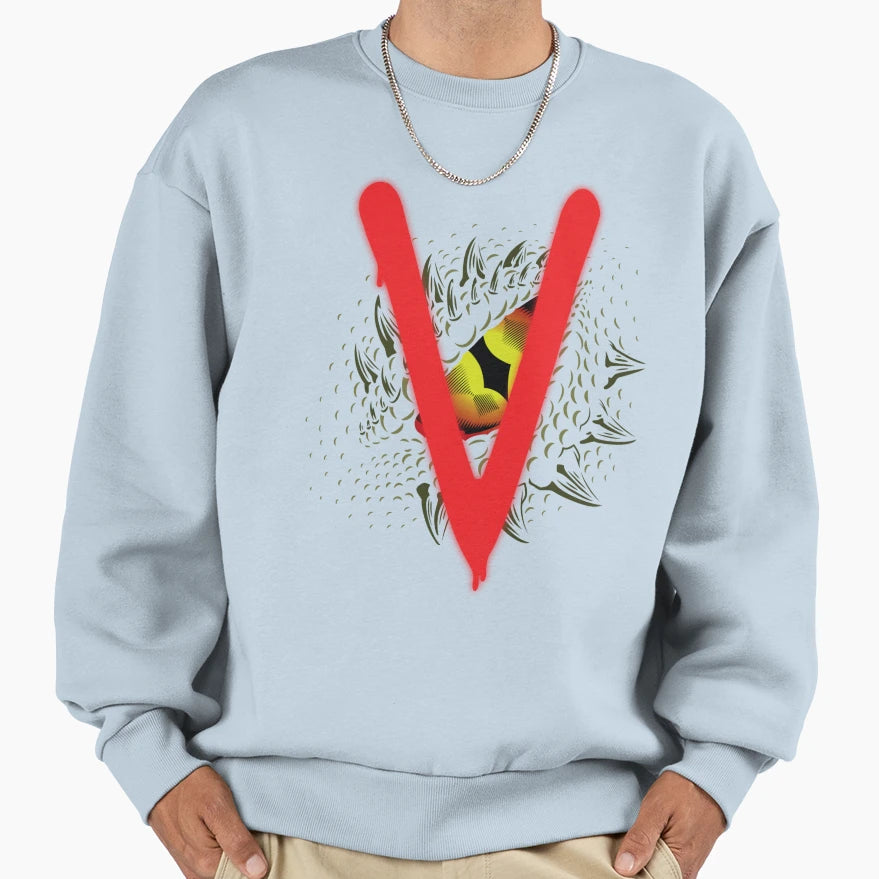 V Visitors Sweatshirt - Minimalist Print Unisex - T-Shirt, Sweatshirt, Hoodie