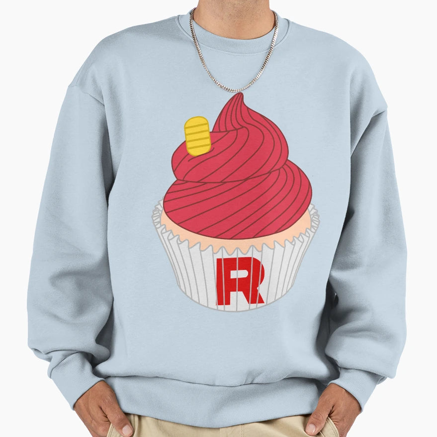 Red Cupcake Sweatshirt - Aesthetic Graphic Men Women - T-Shirt, Sweatshirt, Hoodie