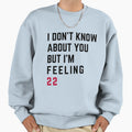 22 Red Birthday Sweatshirt - Minimalist Print for Adults - T-Shirt, Sweatshirt, Hoodie