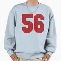 Fifty Six Jersey Number 56 Sweatshirt - Aesthetic Graphic Men Women - T-Shirt, Sweatshirt, Hoodie