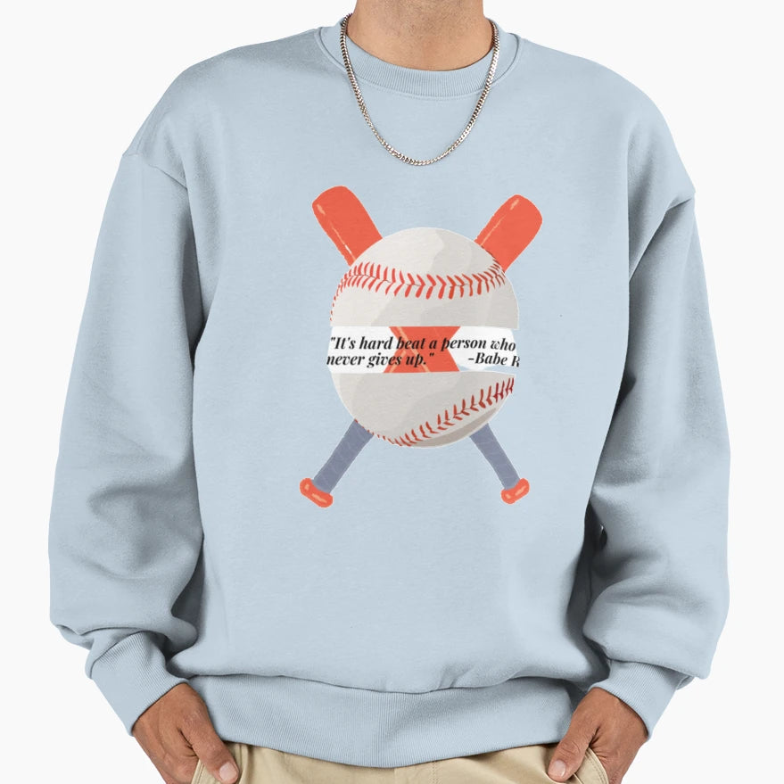 Baseball Sweatshirt - Graphic Print Unisex - T-Shirt, Sweatshirt, Hoodie