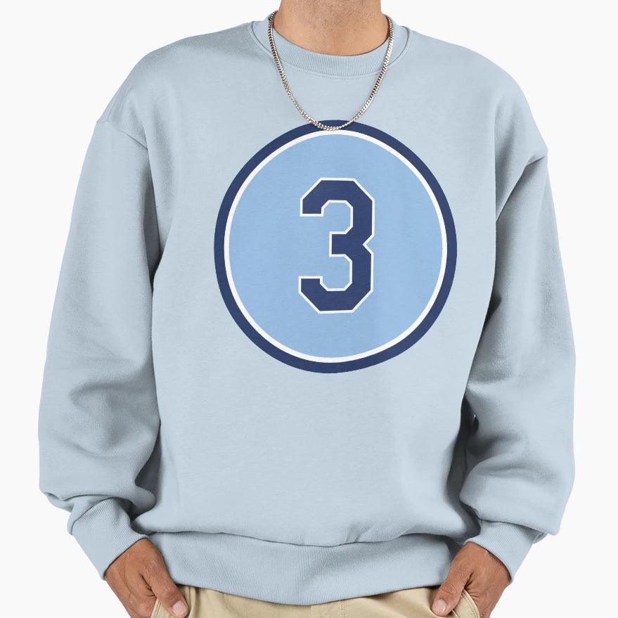 Evan Longoria 3 Jersey Number Sweatshirt - Graphic Print for Adults - T-Shirt, Sweatshirt, Hoodie