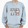 Baseball Number 72 Sweatshirt - Trendy Graphic Unisex - T-Shirt, Sweatshirt, Hoodie