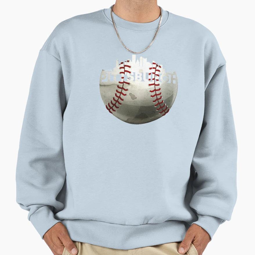 Outstanding Pittsburgh Baseball Sweatshirt - Fun Novelty Design for Adults - T-Shirt, Sweatshirt, Hoodie