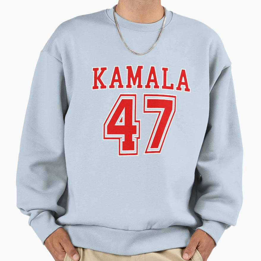Varsity Elect Kamala Harris Madam Sweatshirt - Aesthetic Graphic Unisex - T-Shirt, Sweatshirt, Hoodie