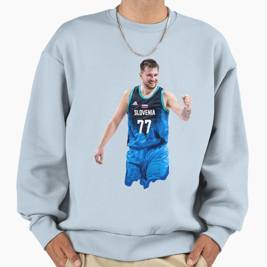 Luka Magic Slovenia Basketball Team Sweatshirt - Fun Novelty Design Unisex - T-Shirt, Sweatshirt, Hoodie