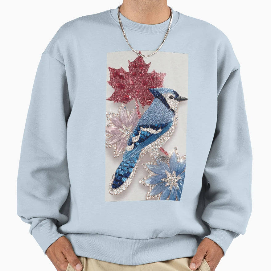 Blue Jays Glam Art Sweatshirt - Unique Graphic Men Women - T-Shirt, Sweatshirt, Hoodie