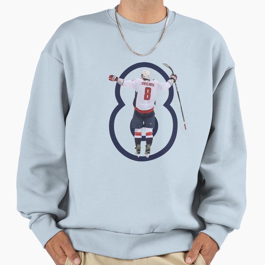8 Alex Ovechkin Sweatshirt - Graphic Print Unisex - T-Shirt, Sweatshirt, Hoodie
