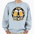 Two Brewers Sweatshirt - Minimalist Print Men Women - T-Shirt, Sweatshirt, Hoodie