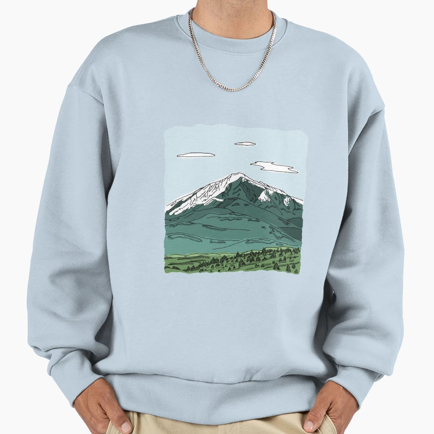 Colorado Mountains Sweatshirt - Unique Graphic Unisex - T-Shirt, Sweatshirt, Hoodie