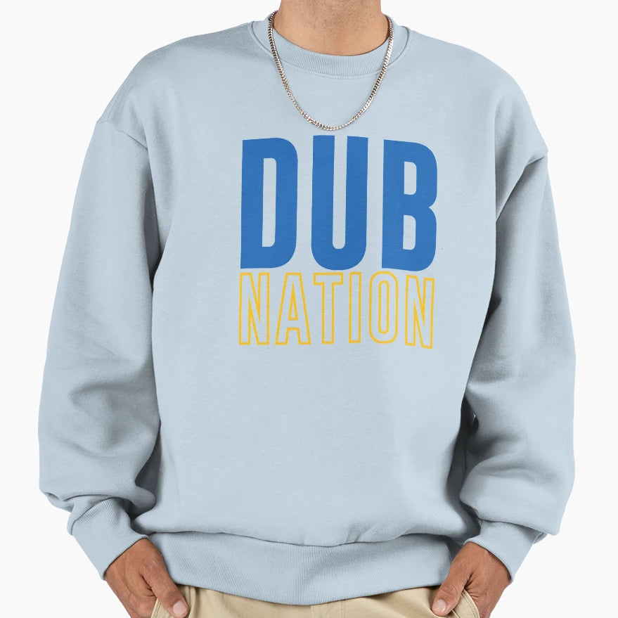 Dub Nation Sweatshirt - Fun Novelty Design for Adults - T-Shirt, Sweatshirt, Hoodie
