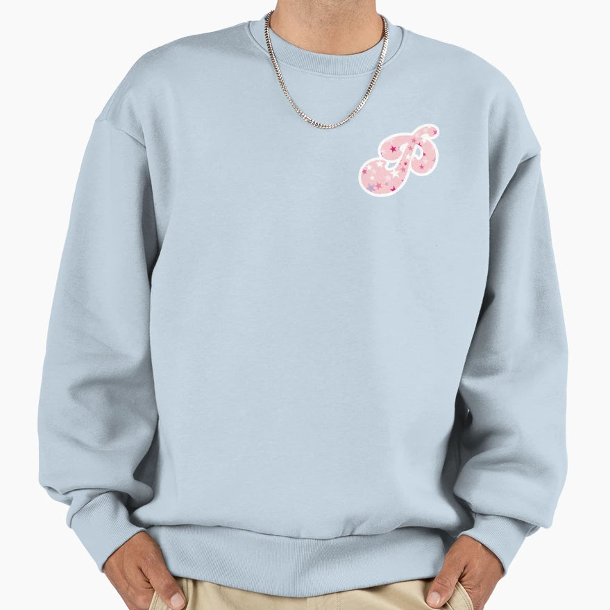 P Letter Letter Sweatshirt - Minimalist Print for Adults - T-Shirt, Sweatshirt, Hoodie