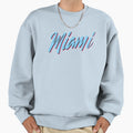 Miami Vice Wordstyle Logomark Sweatshirt - Minimalist Print Unisex - T-Shirt, Sweatshirt, Hoodie