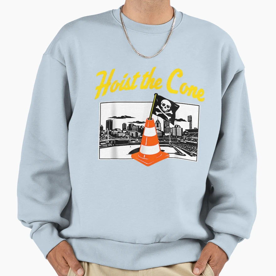 Funny Hoist Cone Meme Sweatshirt - Casual Everyday Wear for Adults - T-Shirt, Sweatshirt, Hoodie