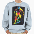 Bold Skater Pushing Limits Painted Sweatshirt - Streetwear Style Unisex - T-Shirt, Sweatshirt, Hoodie