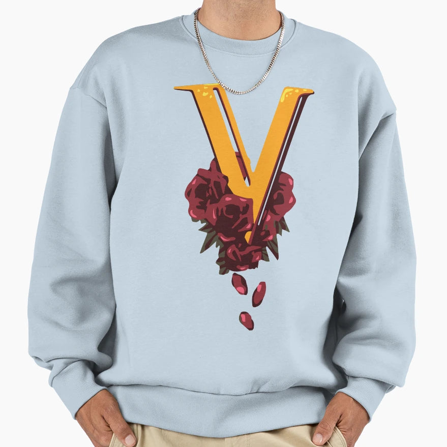 Valentinos Logo Cyberpunk Gang Sweatshirt - Streetwear Style for Adults - T-Shirt, Sweatshirt, Hoodie