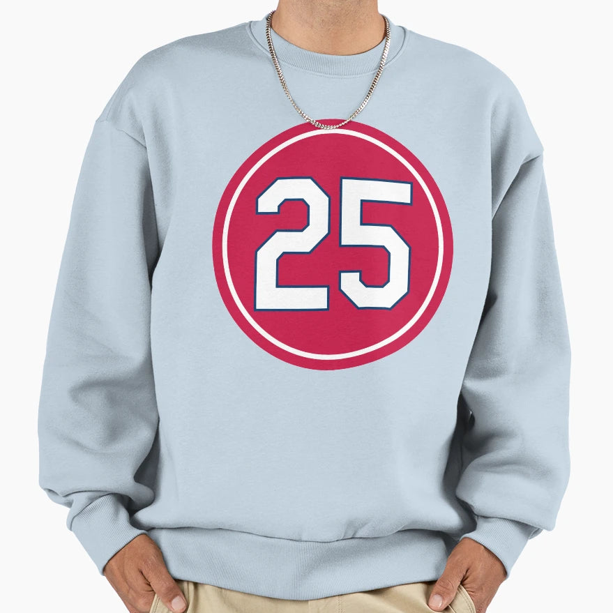 Mark Mcgwire 25 Jersey Number Sweatshirt - Streetwear Style Unisex - T-Shirt, Sweatshirt, Hoodie