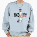 Joe K Ll Nice Swingfree J E K Sweatshirt - Fun Novelty Design for Adults - T-Shirt, Sweatshirt, Hoodie