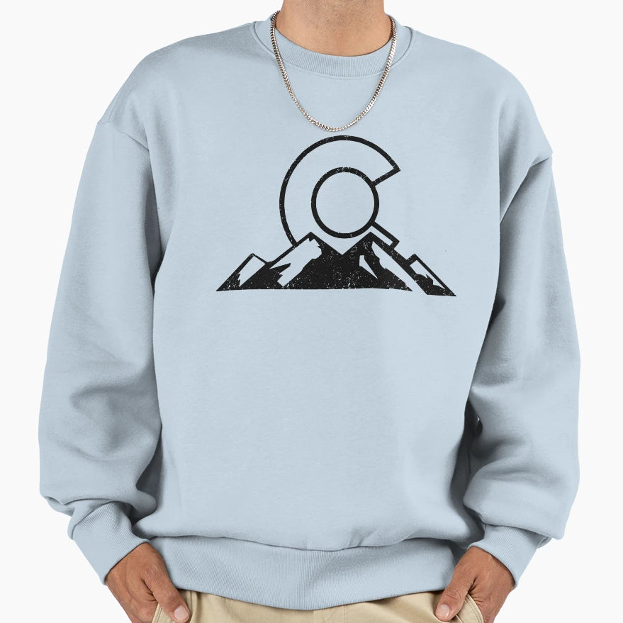 Colorado Mountains Sweatshirt - Fun Novelty Design Unisex - T-Shirt, Sweatshirt, Hoodie