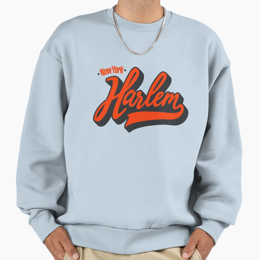 New York Harlem Harlem Logo Harlem Sweatshirt - Novelty Apparel Men Women - T-Shirt, Sweatshirt, Hoodie
