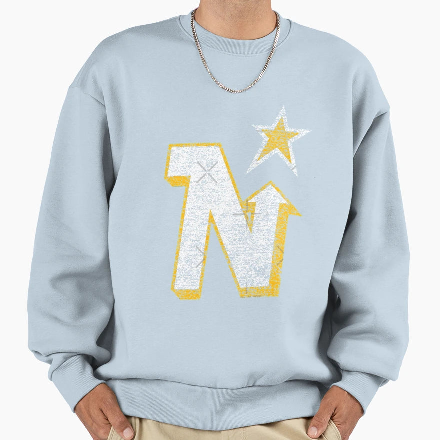 Minnesota North Stars Hockey Team Sweatshirt - Novelty Apparel Unisex - T-Shirt, Sweatshirt, Hoodie