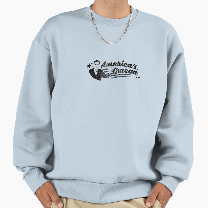 Mitt Romney Americas Omega Sweatshirt - Custom Art Print Men Women - T-Shirt, Sweatshirt, Hoodie