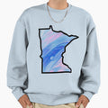 Minnesota Shape Sweatshirt - Unique Graphic Unisex - T-Shirt, Sweatshirt, Hoodie