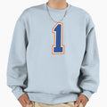 One Jersey Number Sports 1 Sweatshirt - Novelty Apparel Men Women - T-Shirt, Sweatshirt, Hoodie