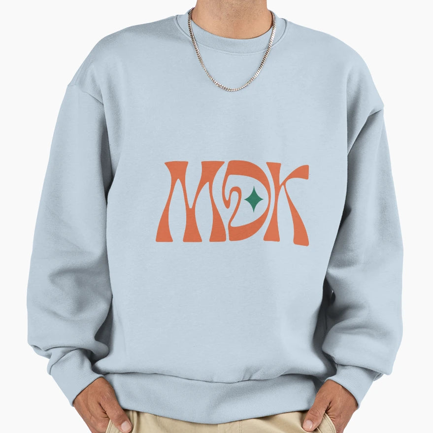 Mdk Logo Sweatshirt - Unique Graphic for Adults - T-Shirt, Sweatshirt, Hoodie