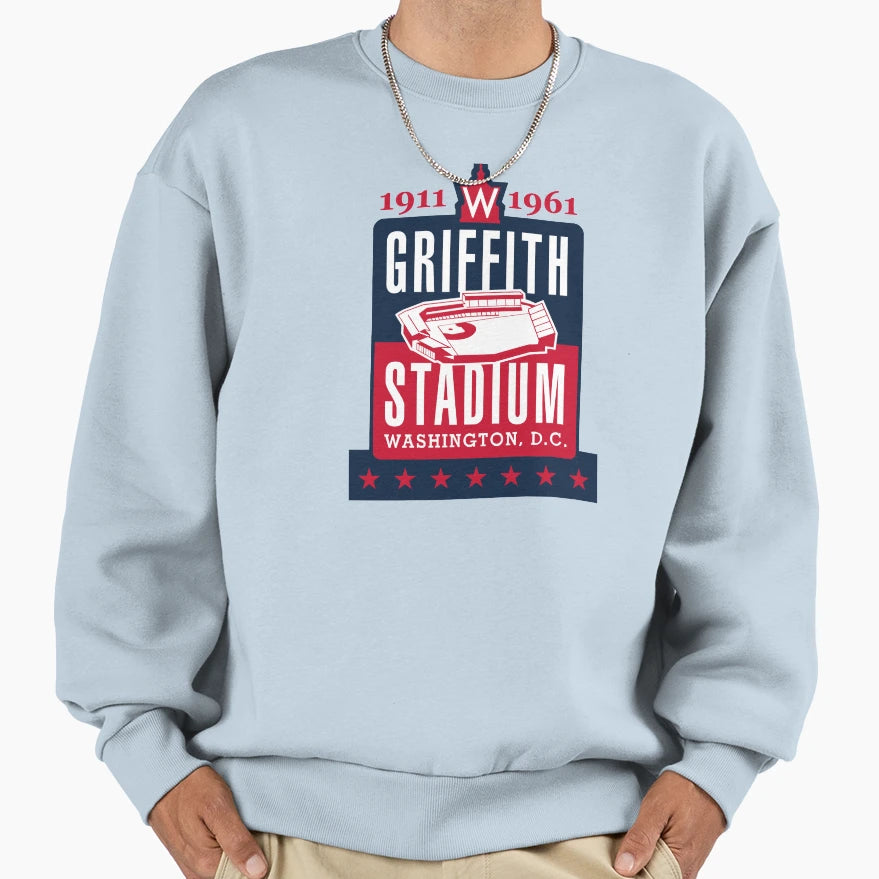 Griffith Stadium Sweatshirt - Minimalist Print Unisex - T-Shirt, Sweatshirt, Hoodie
