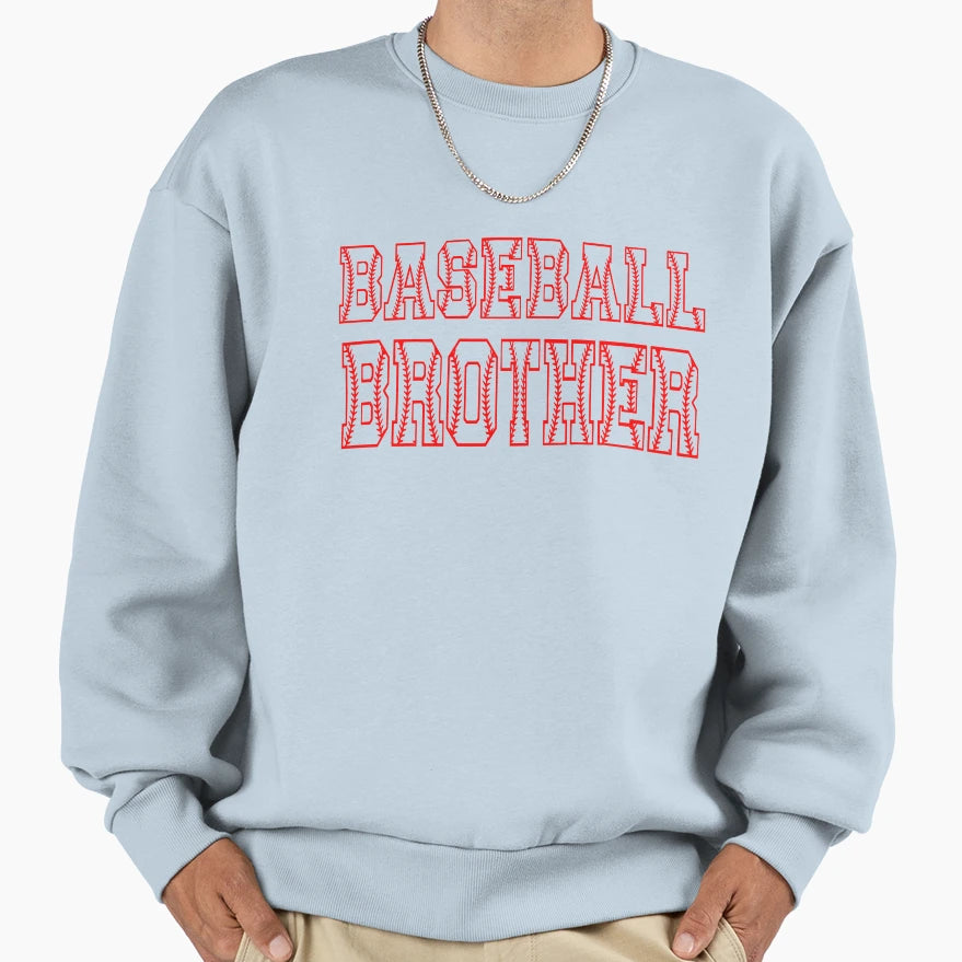 Baseball Brother Sweatshirt - Novelty Apparel Men Women - T-Shirt, Sweatshirt, Hoodie