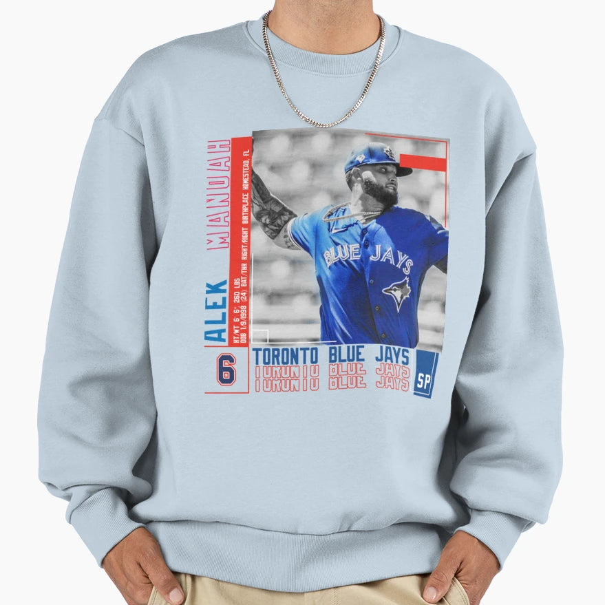 Alek Manoah Baseball Sweatshirt - Novelty Apparel Unisex - T-Shirt, Sweatshirt, Hoodie