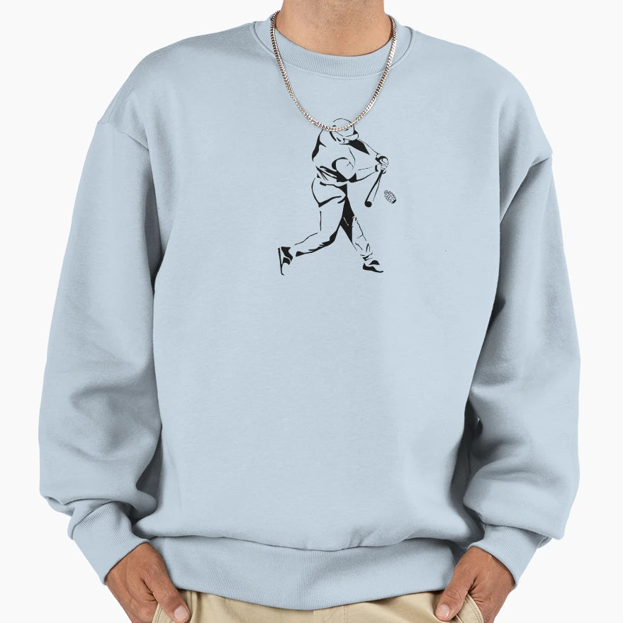 Baseball Player Sweatshirt - Novelty Apparel Unisex - T-Shirt, Sweatshirt, Hoodie
