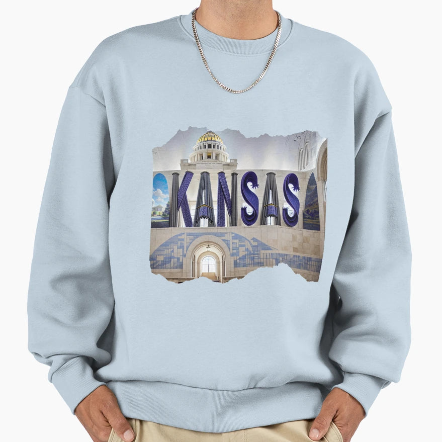 Kansas 24 3 Sweatshirt - Minimalist Print for Adults - T-Shirt, Sweatshirt, Hoodie